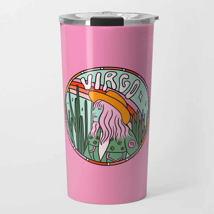 Virgo Cowgirl Travel Mug Gallery Image 1