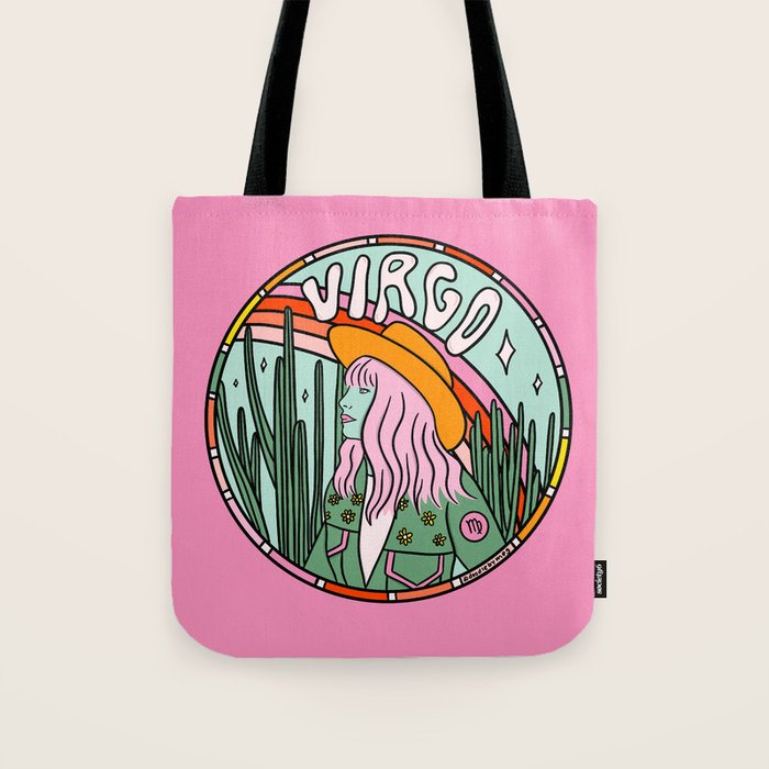Virgo Cowgirl Tote Bag Gallery Image 1