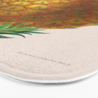 Pineapple from "Flore dâAmÃ©rique" by Ãtienne Denisse, 1840s Bath Mat Gallery Image 3