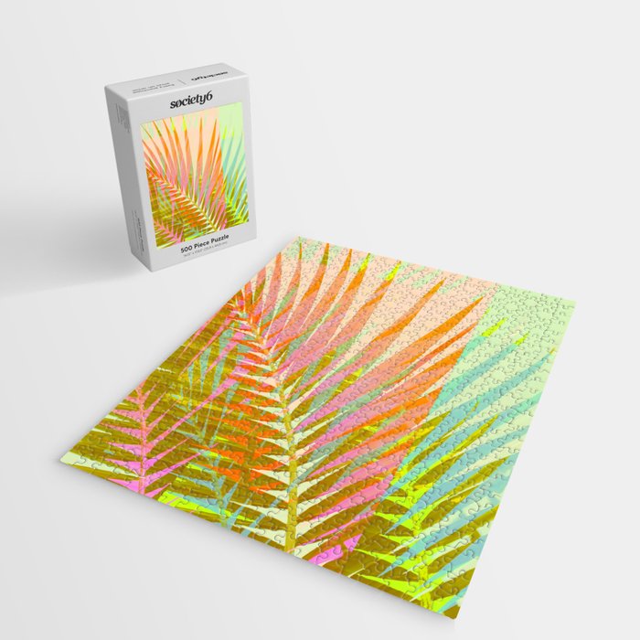 Modern Tropical Print - Sun Burn #4 Jigsaw Puzzle Gallery Image 2