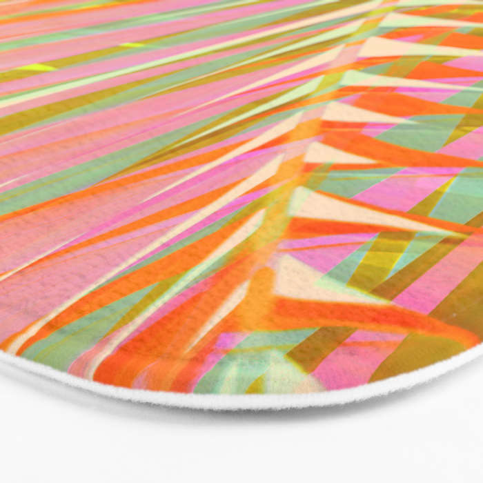 Modern Tropical Print - Sun Burn #4 Bath Mat Gallery Image 3
