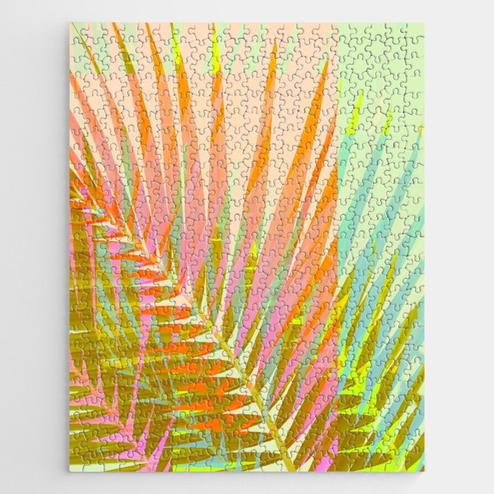Modern Tropical Print - Sun Burn #4 Jigsaw Puzzle Gallery Image 1
