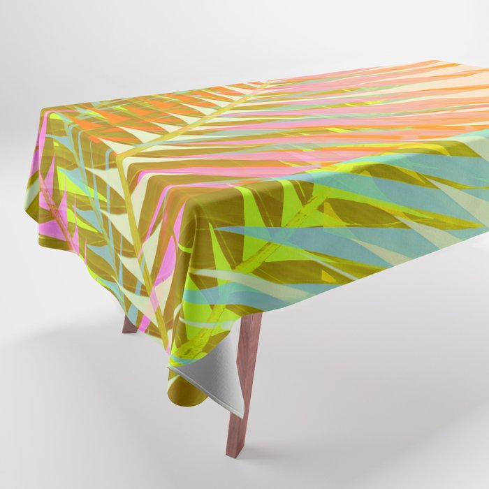 Modern Tropical Print - Sun Burn #4 Tablecloth Gallery Image 1