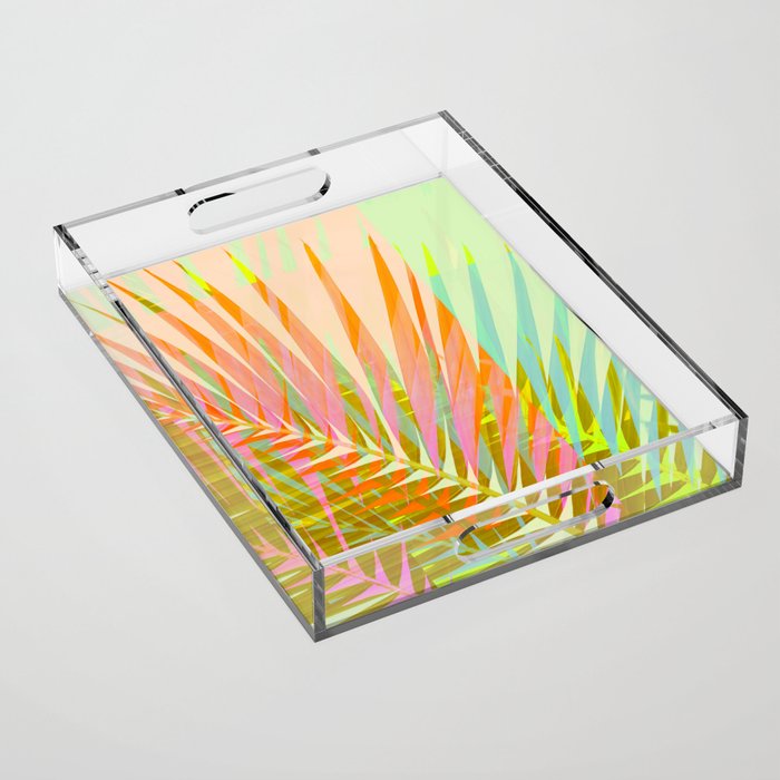 Modern Tropical Print - Sun Burn #4 Acrylic Tray Gallery Image 1