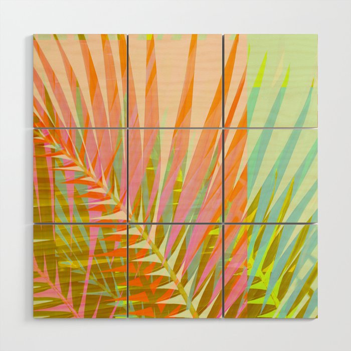 Modern Tropical Print - Sun Burn #4 Wood Wall Art Gallery Image 1
