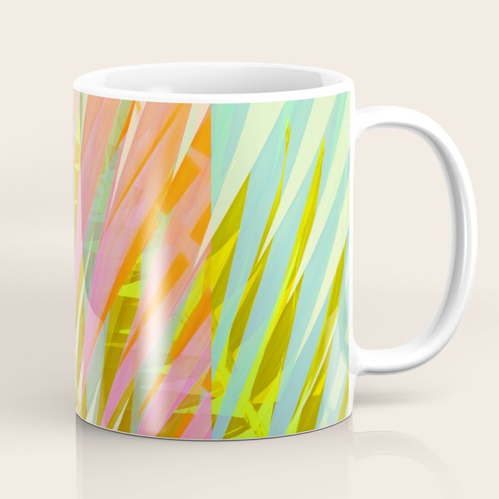 Modern Tropical Print - Sun Burn #4 Coffee Mug Gallery Image 1