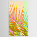 Modern Tropical Print - Sun Burn #4 Tablecloth Gallery Image 2