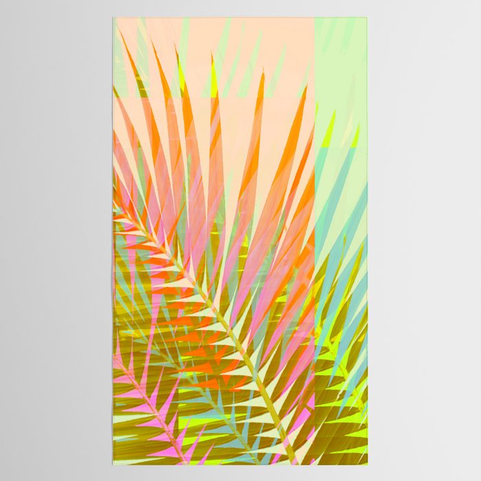 Modern Tropical Print - Sun Burn #4 Tablecloth Gallery Image 2
