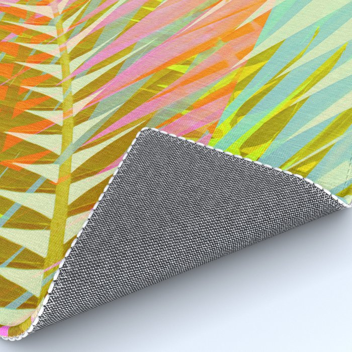 Modern Tropical Print - Sun Burn #4 Rug Gallery Image 4