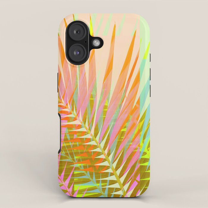 Modern Tropical Print - Sun Burn #4 iPhone Case Gallery Image 1