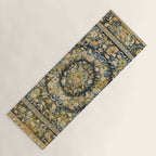 Louis XIV Savonnerie French Floral Carpet Print Yoga Mat Gallery Image 1