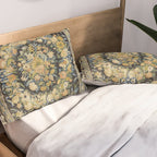 Louis XIV Savonnerie French Floral Carpet Print Pillow Sham Gallery Image 2
