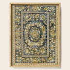 Louis XIV Savonnerie French Floral Carpet Print Serving Tray Gallery Image 1