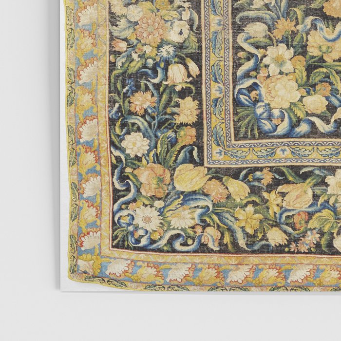 Louis XIV Savonnerie French Floral Carpet Print Poster Gallery Image 3