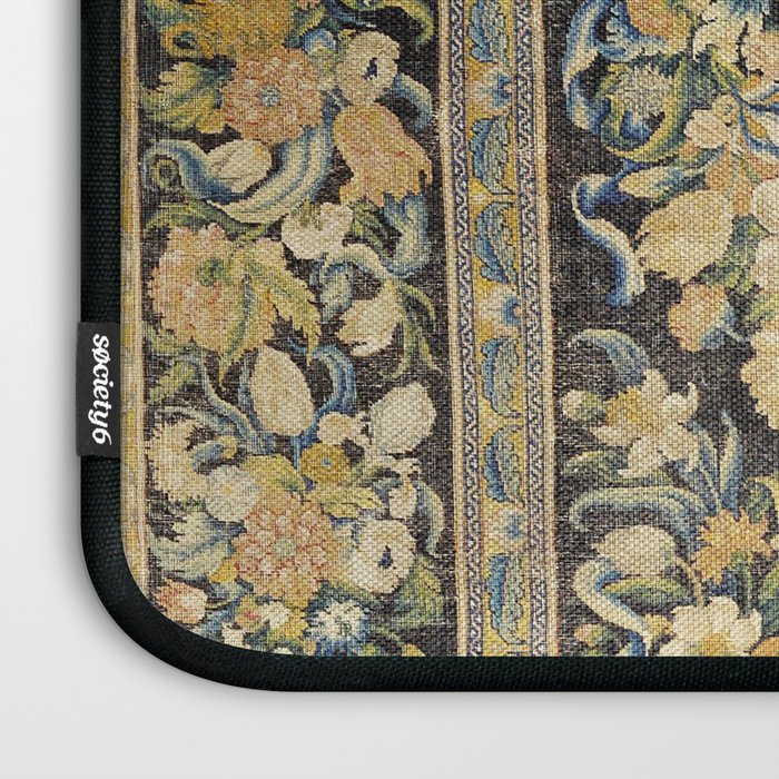 Louis XIV Savonnerie French Floral Carpet Print Laptop Sleeve Gallery Image 3