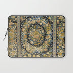 Louis XIV Savonnerie French Floral Carpet Print Laptop Sleeve Gallery Image 1