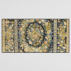 Louis XIV Savonnerie French Floral Carpet Print Desk Mat Gallery Image 3