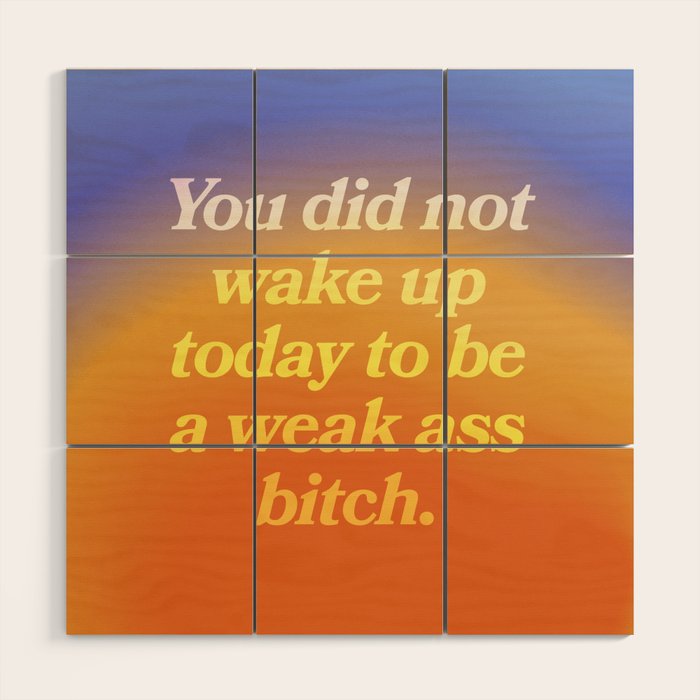 Good Morning Wood Wall Art Gallery Image 1