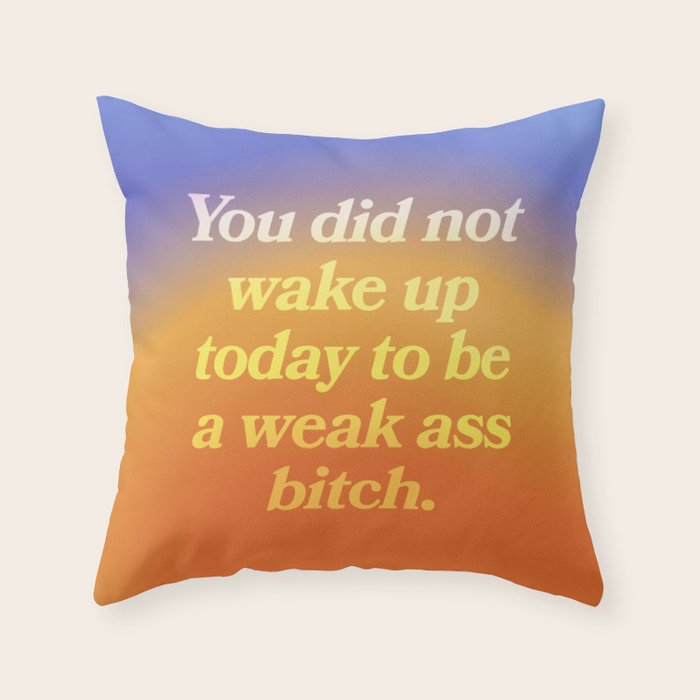 Good Morning Throw Pillow Gallery Image 1