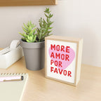 More Amor Por Favor in Pink and Red Mini Art Print Gallery Image 2