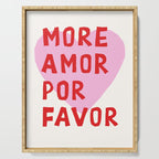 More Amor Por Favor in Pink and Red Serving Tray Gallery Image 1