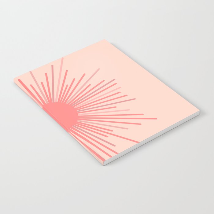 Pink Sun Notebook Gallery Image 2