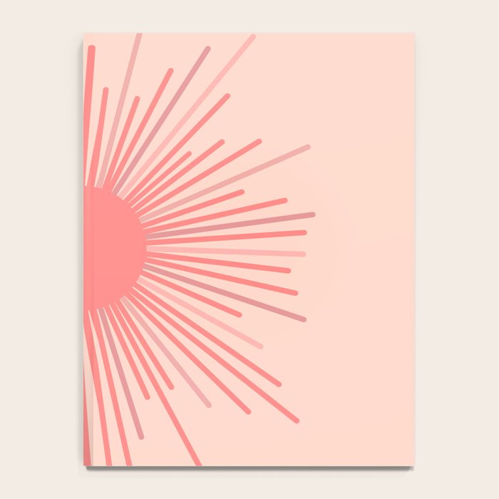 Pink Sun Notebook Gallery Image 4