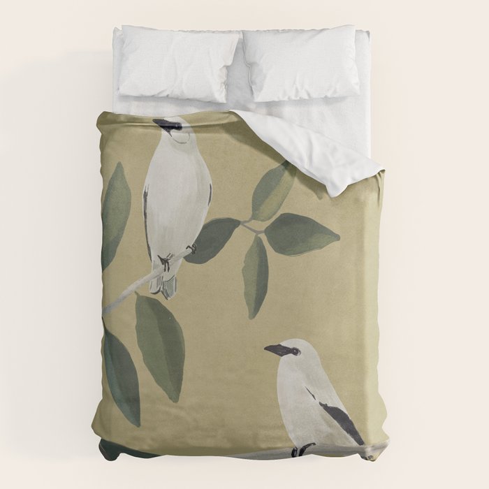 Minimalist Birds On Branch Duvet Cover Gallery Image 1