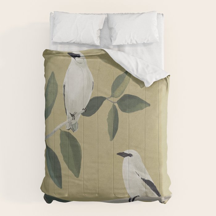 Minimalist Birds On Branch Comforter Gallery Image 6