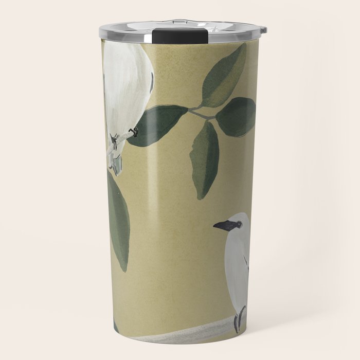 Minimalist Birds On Branch Travel Mug Gallery Image 1