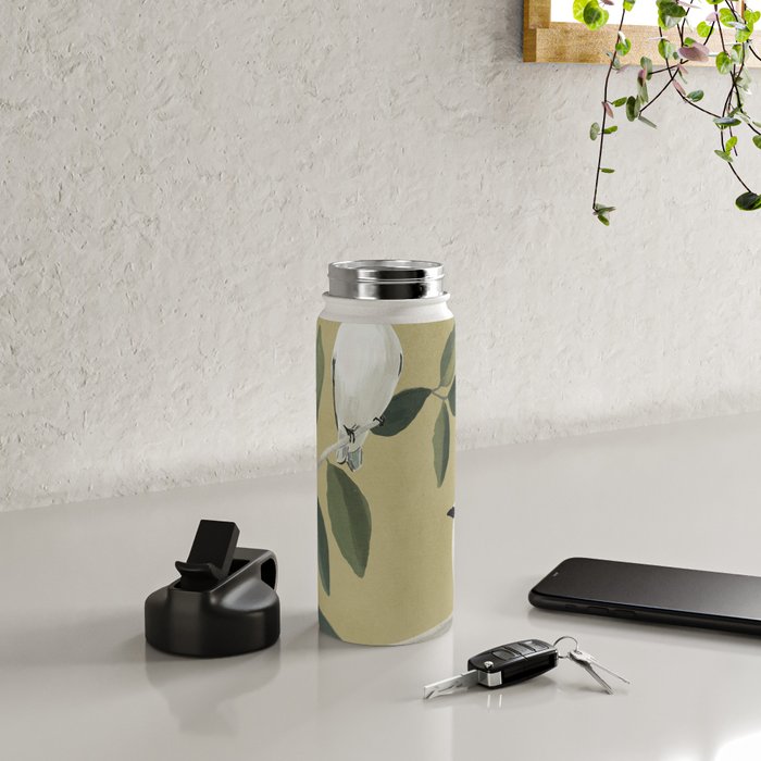 Minimalist Birds On Branch Water Bottle Gallery Image 4