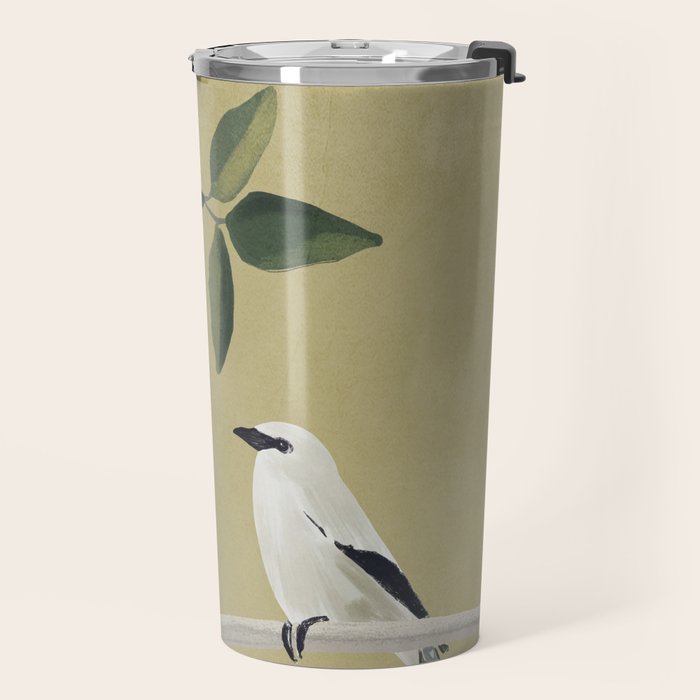 Minimalist Birds On Branch Travel Mug Gallery Image 2