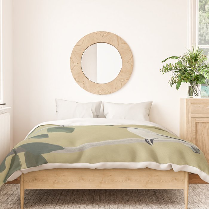 Minimalist Birds On Branch Duvet Cover Gallery Image 3