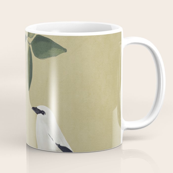 Minimalist Birds On Branch Coffee Mug Gallery Image 1