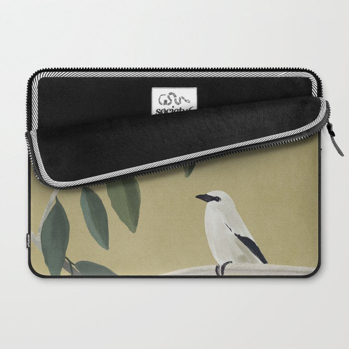 Minimalist Birds On Branch Laptop Sleeve Gallery Image 2