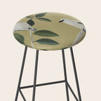 Minimalist Birds On Branch Stool Gallery Image 2