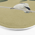 Minimalist Birds On Branch Bath Mat Gallery Image 3