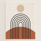 Abstraction_SUN_LINE_BOHEMIAN_LANDSCAPE_POP_ART_1129B Jigsaw Puzzle Gallery Image 1