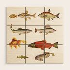 Fishing Line Wood Wall Art Gallery Image 1