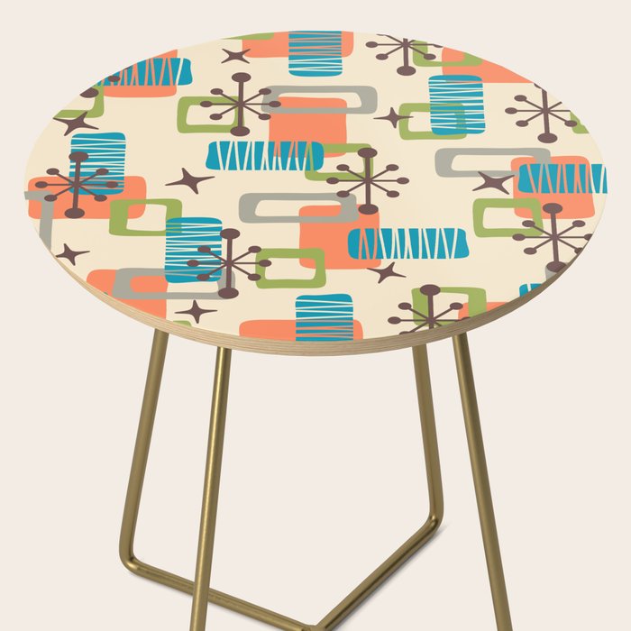 Mid Century Modern Atomic Decoration 243 Kitsch Side Table Gallery Image 2