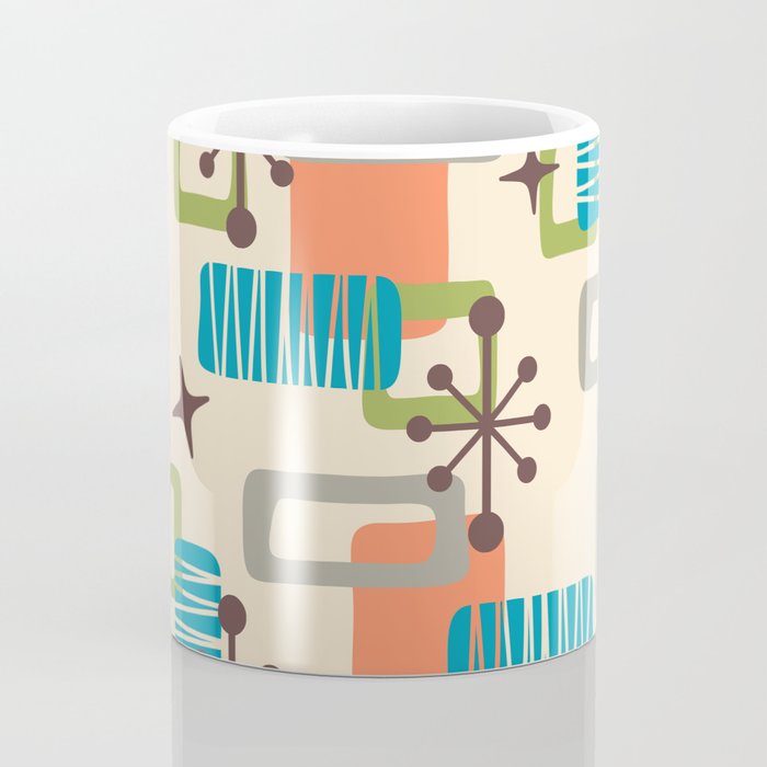 Mid Century Modern Atomic Decoration 243 Kitsch Coffee Mug Gallery Image 4