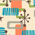 Mid Century Modern Atomic Decoration 243 Kitsch Coffee Mug Gallery Image 2