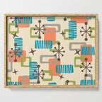 Mid Century Modern Atomic Decoration 243 Kitsch Serving Tray Gallery Image 1
