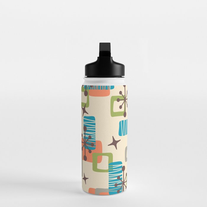 Mid Century Modern Atomic Decoration 243 Kitsch Water Bottle Gallery Image 3
