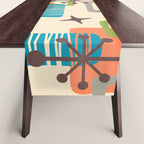 Mid Century Modern Atomic Decoration 243 Kitsch Table Runner Gallery Image 1