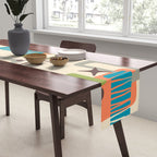 Mid Century Modern Atomic Decoration 243 Kitsch Table Runner Gallery Image 2