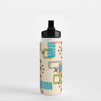 Mid Century Modern Atomic Decoration 243 Kitsch Water Bottle Gallery Image 2