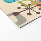 Mid Century Modern Atomic Decoration 243 Kitsch Welcome Mat Gallery Image 2