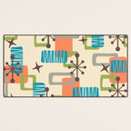 Mid Century Modern Atomic Decoration 243 Kitsch Desk Mat Gallery Image 3