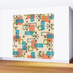 Mid Century Modern Atomic Decoration 243 Kitsch Wall Mural Gallery Image 2